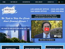 Tablet Screenshot of hoffmanlawoffice.com